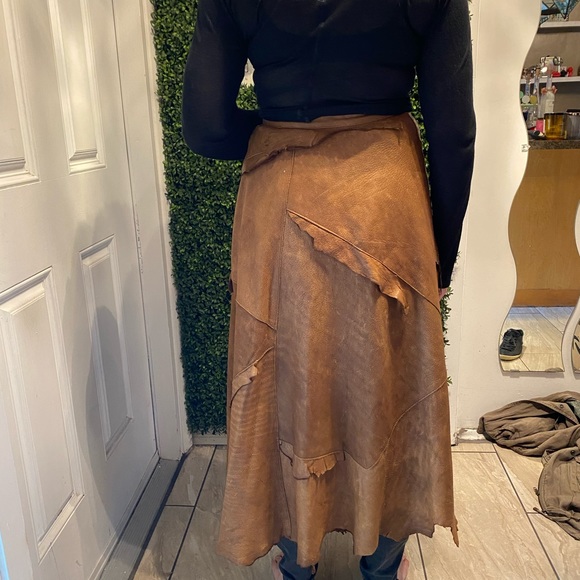 Lily FAROUCHE Munich leather skirt small - Picture 9 of 9